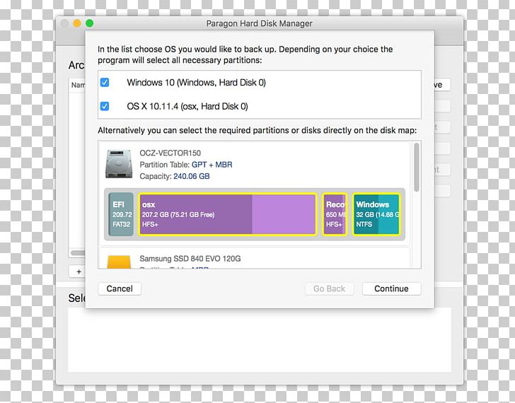 Hard Drives Disk Storage Paragon NTFS MacOS Operating Systems PNG, Clipart, Apple, Area, Backup, Brand, Computer Free PNG Download