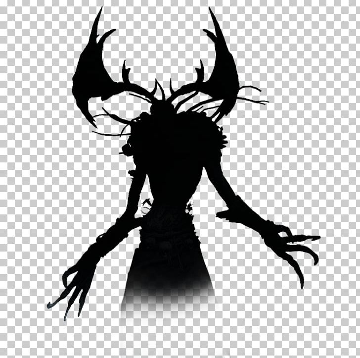 The Witcher 3: Wild Hunt Leshy Spirit Bloodborne PNG, Clipart, Antler, Black And White, Bloodborne, Demon, Fairy Free PNG Download
