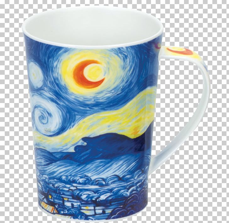 The Starry Night Dunoon Coffee Cup Impressionist Landscapes Mug PNG, Clipart, Argyll, Bone China, Ceramic, Coffee Cup, Cup Free PNG Download