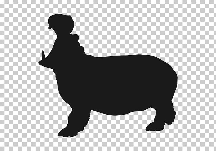 Pygmy Hippopotamus Rhinoceros PNG, Clipart, Animal, Animals, Black, Black And White, Carnivoran Free PNG Download