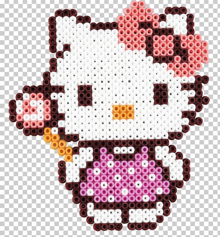 Hello Kitty Hama Bead Cross-stitch Pattern PNG, Clipart, Applied Arts, Art, Askartelu, Bead, Character Free PNG Download
