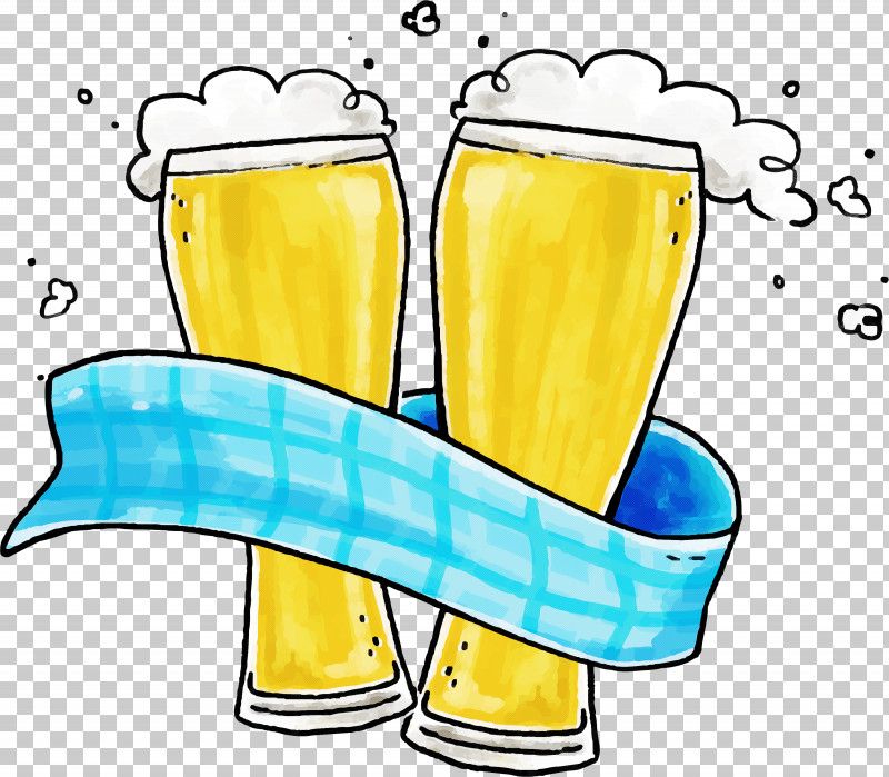 Yellow Pint Glass Beer Glass Font Ice Beer PNG, Clipart, Beer Glass, Drink, Ice Beer, Lager, Pint Glass Free PNG Download