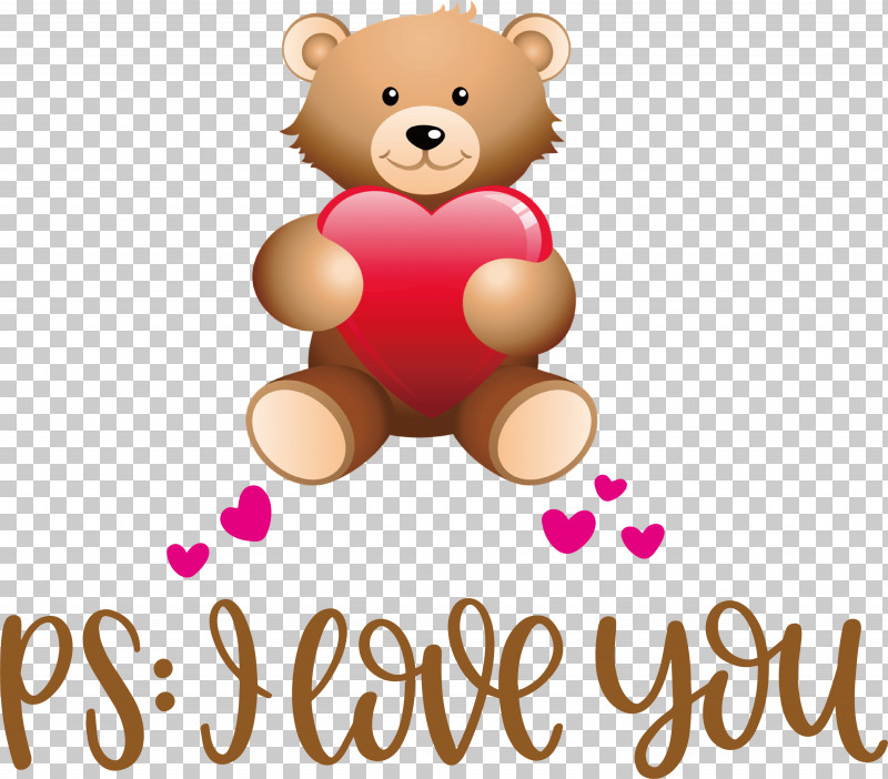 I Love You Valentines Day Quote PNG, Clipart, Bears, Biology, Cartoon, Heart, I Love You Free PNG Download