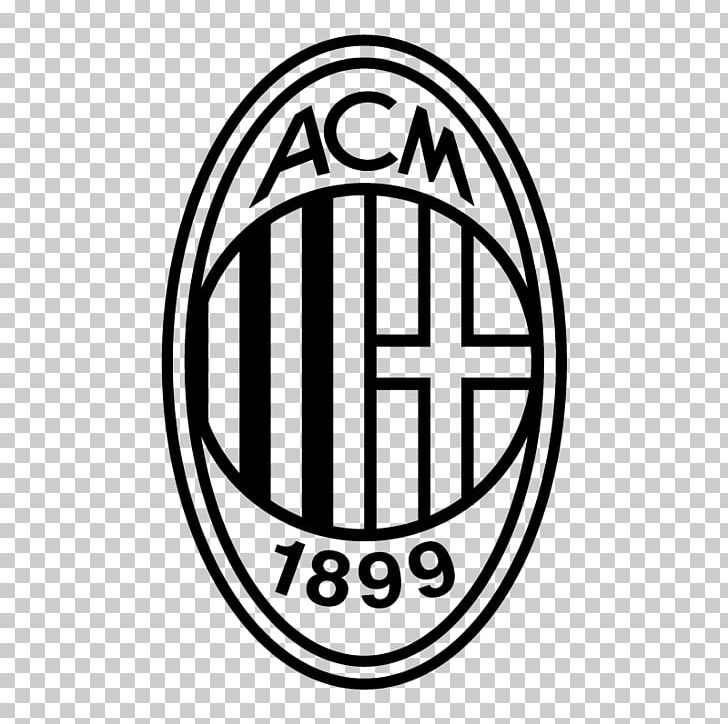 A.C. Milan Logo Serie A UEFA Champions League PNG, Clipart, A.c. Milan, Ac Milan, Area, Black And White, Brand Free PNG Download