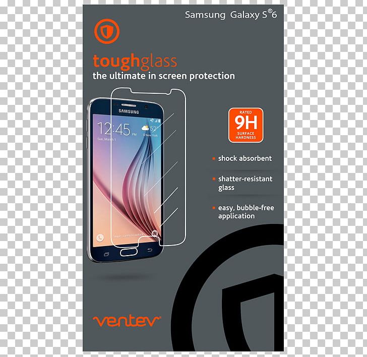 Smartphone Feature Phone Samsung Galaxy S6 Screen Protectors Ventev Innovations PNG, Clipart, Advertising, Display Advertising, Electronic Device, Electronics, Feature Phone Free PNG Download
