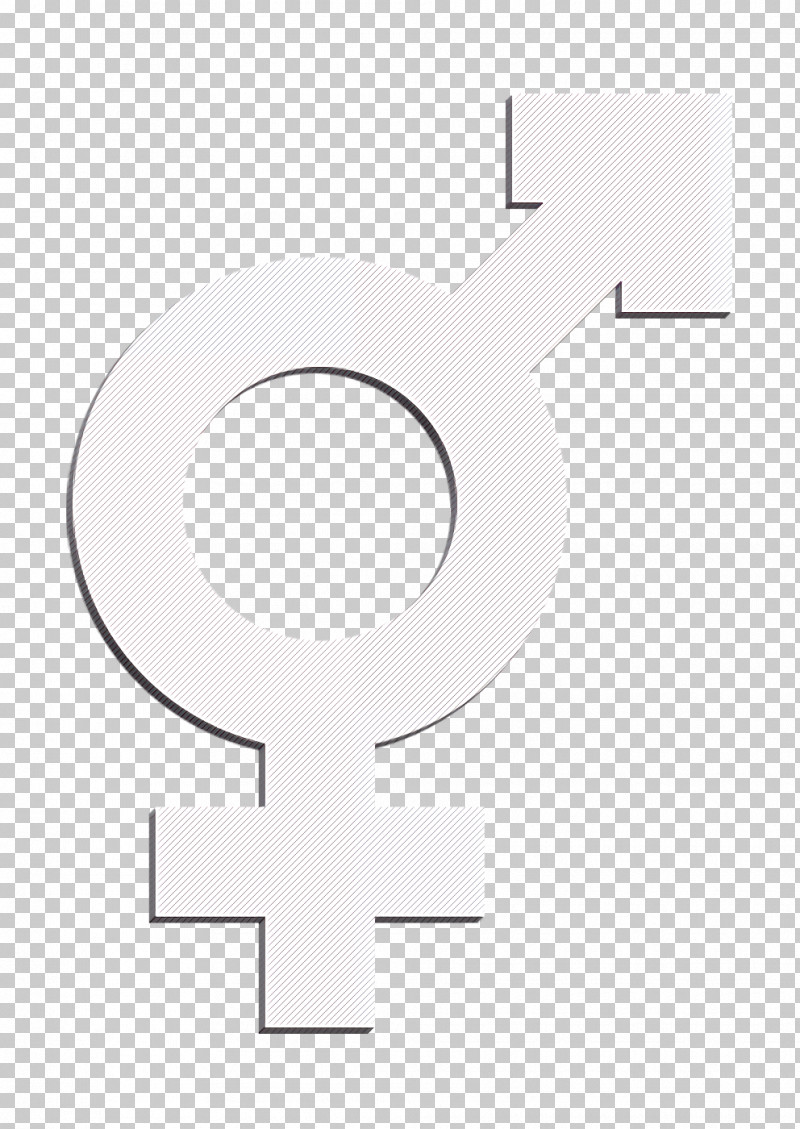Gender Icon Esoteric Icon PNG, Clipart, Blackandwhite, Esoteric Icon, Gender Icon, Logo, Symbol Free PNG Download