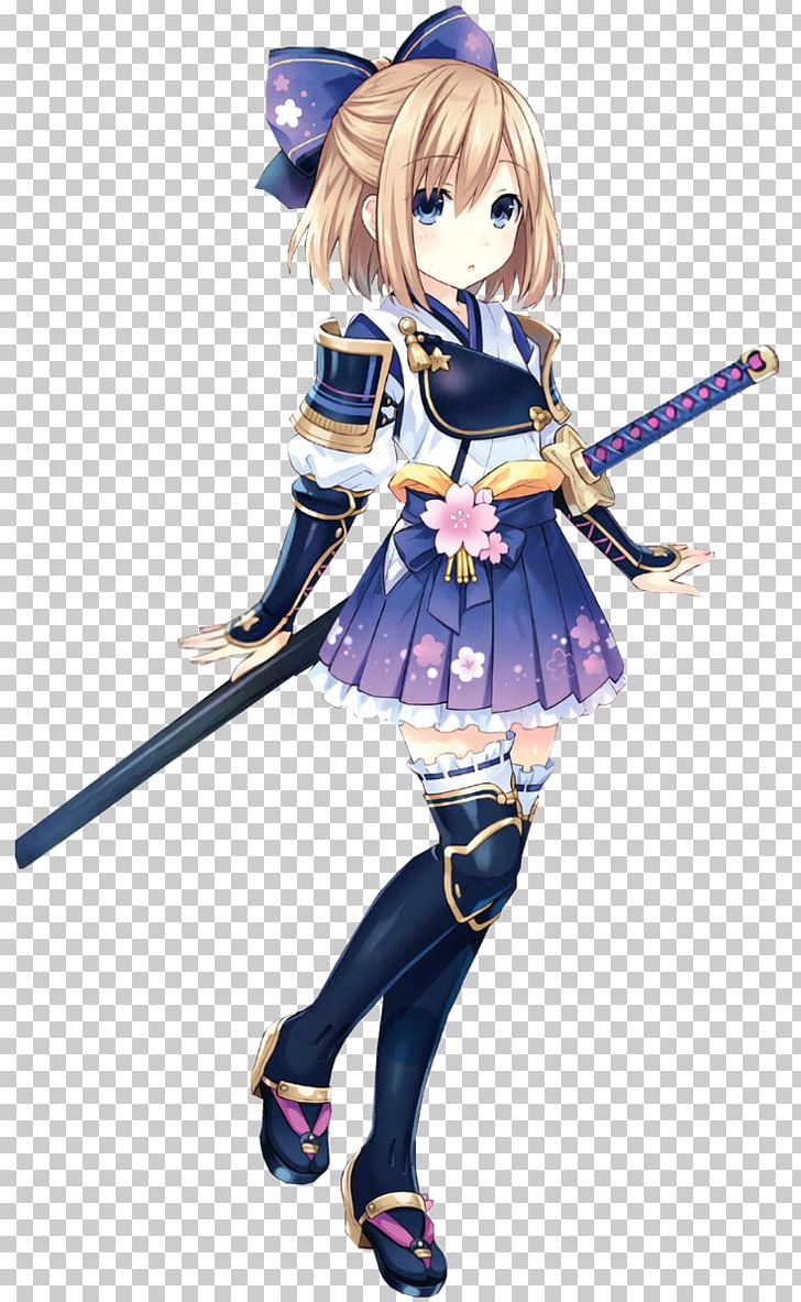 Cyberdimension Neptunia: 4 Goddesses Online Megadimension Neptunia VII Extreme Dimension Tag Blanc + Neptune VS Zombie Army Video Game PlayStation 4 PNG, Clipart, Anime, Brown Hair, Clothing, Cold Weapon, Compile Heart Free PNG Download