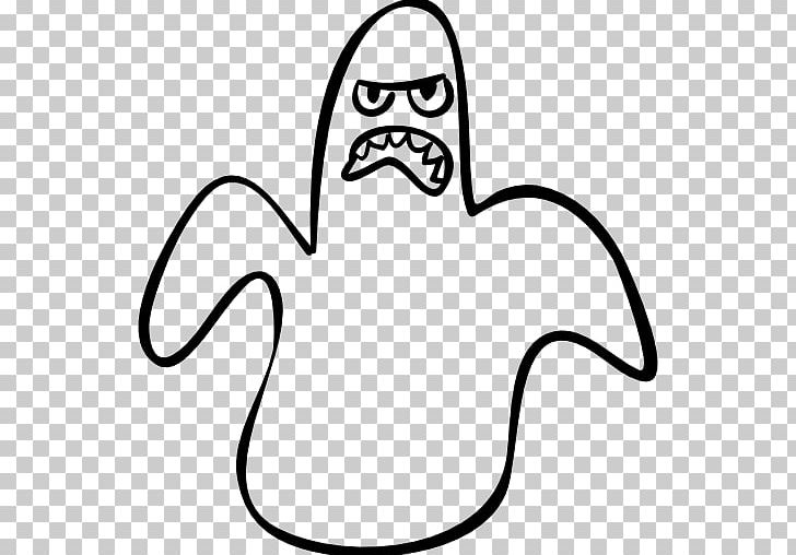 Ghost Computer Icons Drawing PNG, Clipart, Beak, Bird, Black, Black And White, Computer Icons Free PNG Download