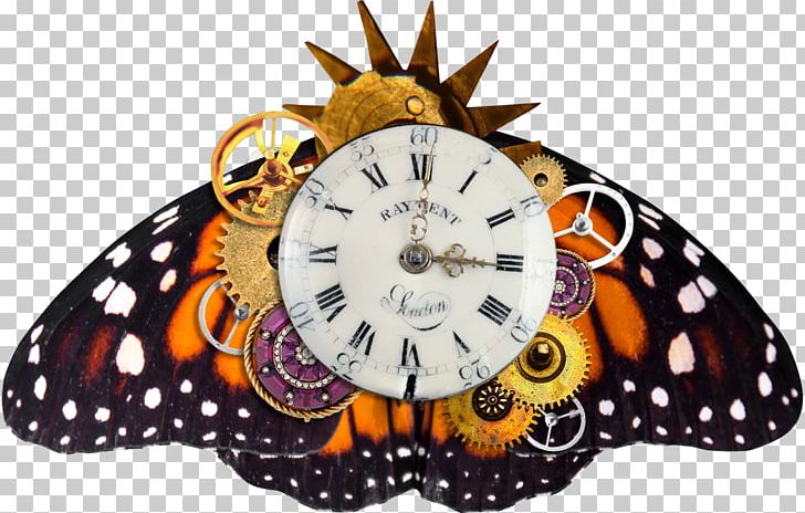 Monarch Butterfly Clock PNG, Clipart, Arthropod, Brush Footed Butterfly, Butterfly, Clock, Download Free PNG Download