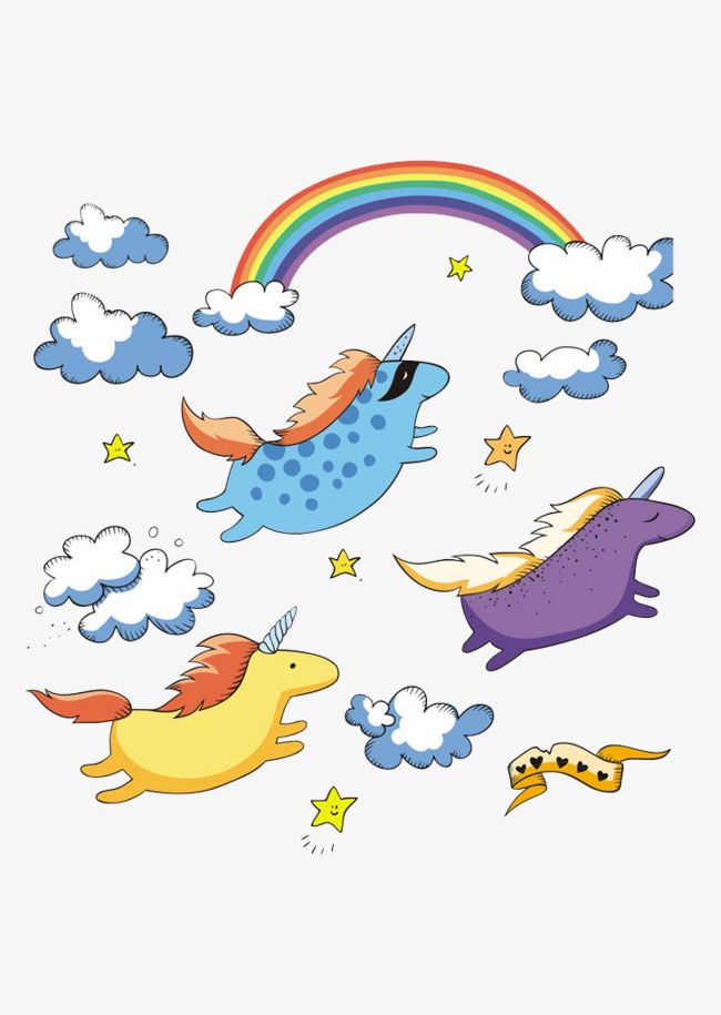 Rainbow Unicorn PNG, Clipart, Childlike, Clouds, Color, Fairy, Fairy Tale Free PNG Download