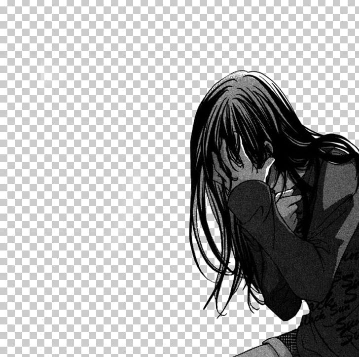 Sadness Anime Drawing Manga Art PNG, Clipart, Anime, Art, Artist, Black ...