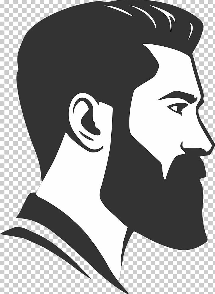 Beard Man PNG, Clipart, Art, Artwork, Beard Oil, Black, Black And White Free PNG Download