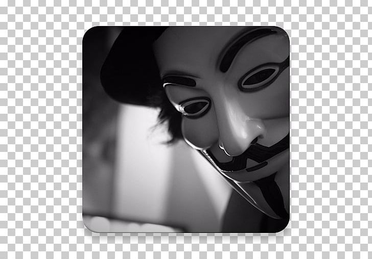 Guy Fawkes Mask Anonymous Desktop PNG, Clipart, Android, Anonymous, Art, Black And White, Desktop Wallpaper Free PNG Download