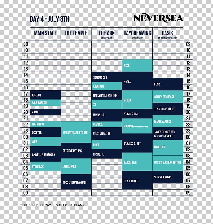 Neversea Beach NEVERSEA FESTIVAL 2018 Computer Program May PNG, Clipart, 2017, 2018, Artist, Computer Program, Diagram Free PNG Download