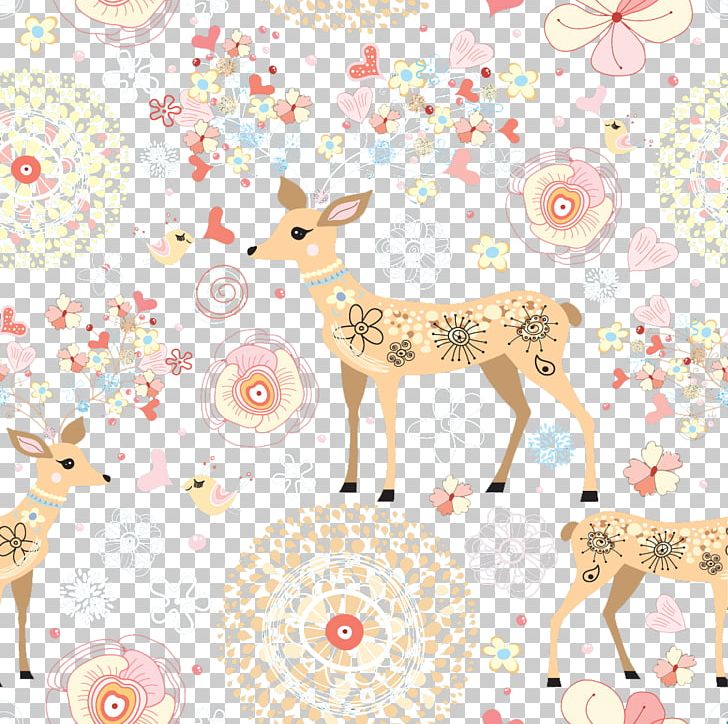 Deer Sticker Wall Decal PNG, Clipart, Animals, Art, Christmas Deer, Deer, Deer Antlers Free PNG Download