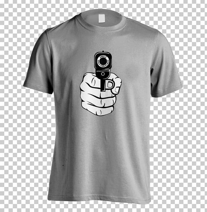 T-shirt Clothing Gun Sleeve PNG, Clipart, Active Shirt, Black, Black And White, Brand, Cafepress Free PNG Download