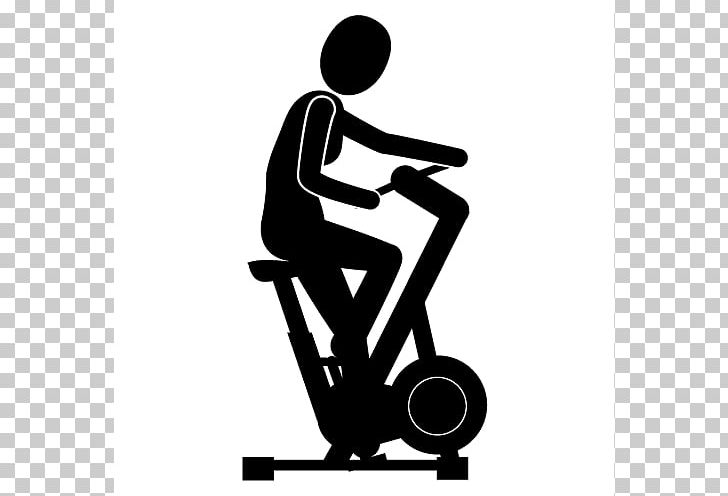 Stationary Bicycle Physical Exercise PNG, Clipart, Bicycle, Black And White, Cartoon, Document, Drawing Free PNG Download