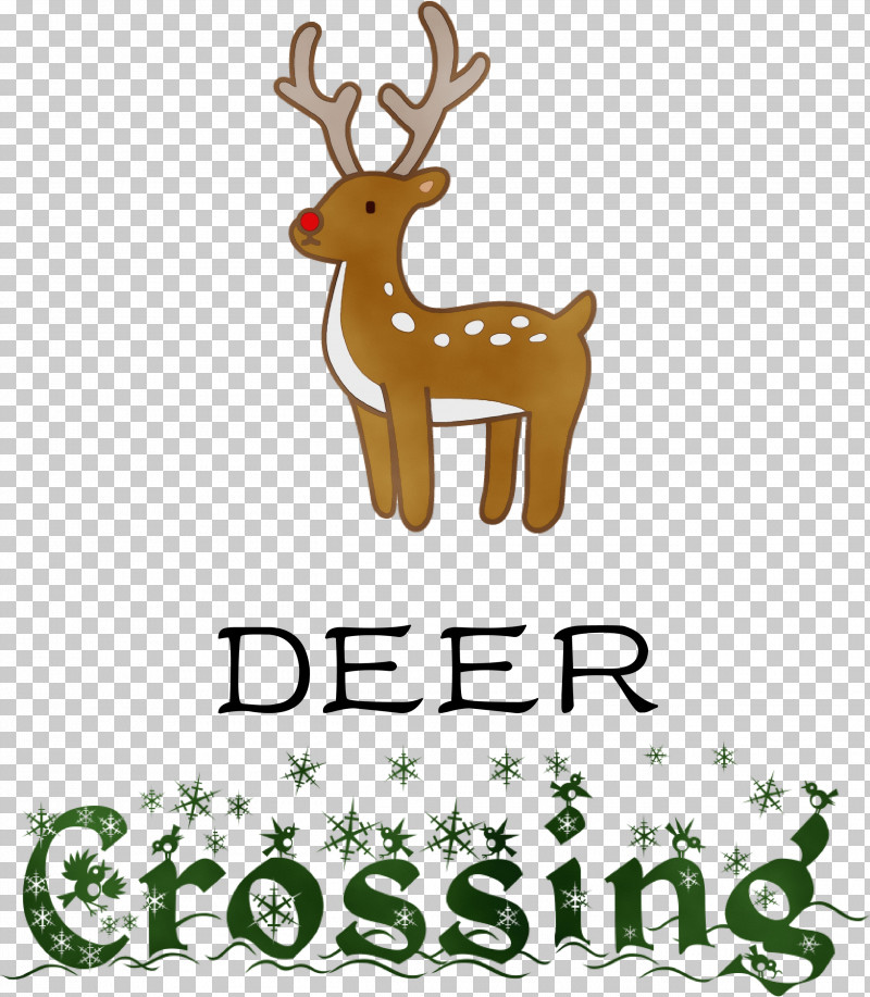 Christmas Day PNG, Clipart, Animal Figurine, Christmas Day, Deer, Deer Crossing, Logo Free PNG Download