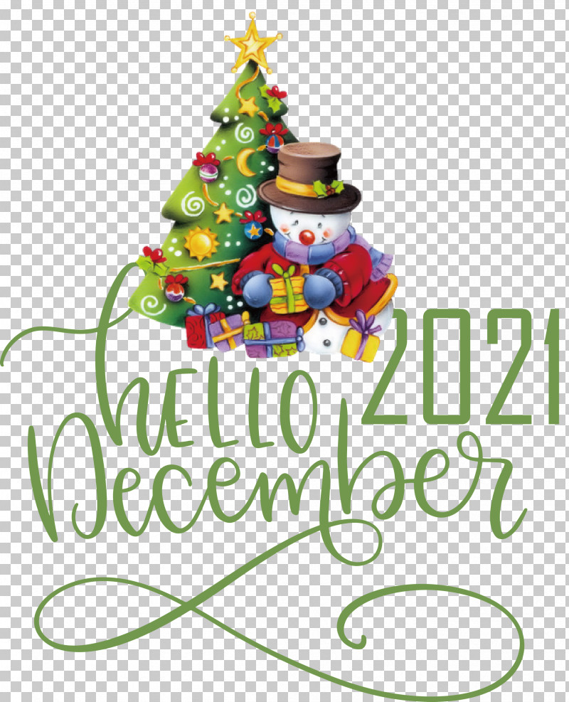 Hello December December Winter PNG, Clipart, Bauble, Christmas Day, Christmas Tree, December, Fir Free PNG Download