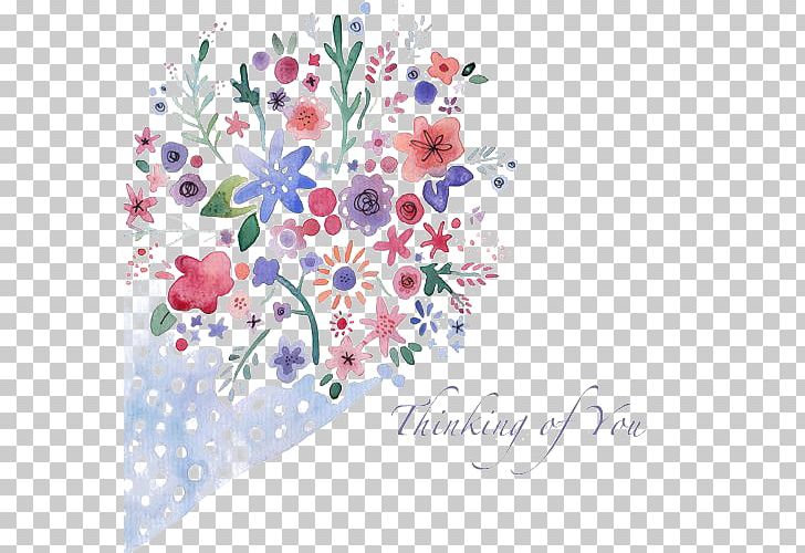 Floral Design Flower Bouquet Thinking Of You Illustration PNG, Clipart, Area, Art, Birthday, Bouquet, Bouquet Of Flowers Free PNG Download