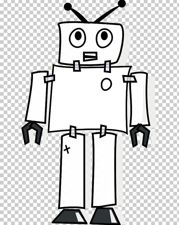 Robot Cartoon PNG, Clipart, Angle, Art, Artwork, Black, Black And White Free PNG Download