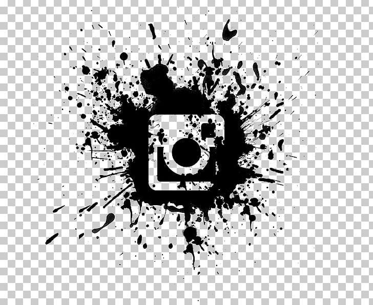 Youtube Computer Icons Splatter Film Paint Png Clipart Art Artwork Black And White Brand Circle Free