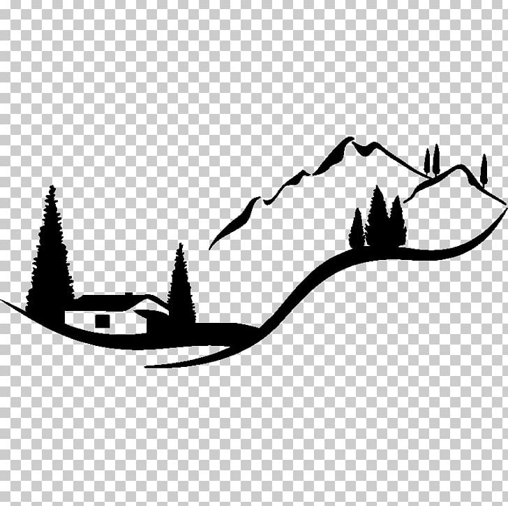 Bumper Sticker Wall Decal Drawing Mountain Cabin PNG, Clipart, Art, Artwork, Bird, Black, Black And White Free PNG Download