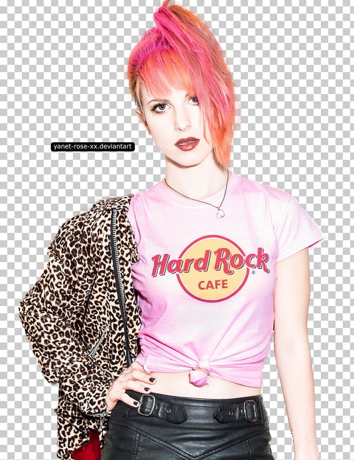 Hayley Williams Hard Rock Cafe Breast Cancer Awareness Paramore PNG, Clipart, Bangs, Breast Cancer, Breast Cancer Awareness, Breast Cancer Awareness Month, Brown Hair Free PNG Download