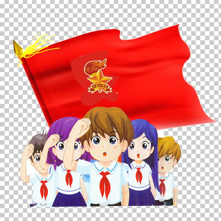 Young Pioneers Of China Pioneer Movement Red Scarf PNG, Clipart, American Flag, Cartoon, Child, Culture, Download Free PNG Download
