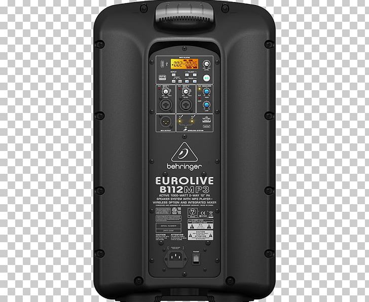 BEHRINGER Eurolive B1 Series Loudspeaker BEHRINGER Eurolive B1-MP3 BEHRINGER Eurolive B2 Series PNG, Clipart, Audio, Audio Equipment, Audio Mixers, Behringer, Electronic Device Free PNG Download