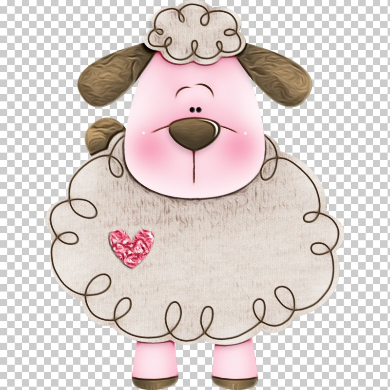 Cartoon Pink Sheep Sheep Livestock PNG, Clipart, Cartoon, Livestock, Paint, Pink, Sheep Free PNG Download