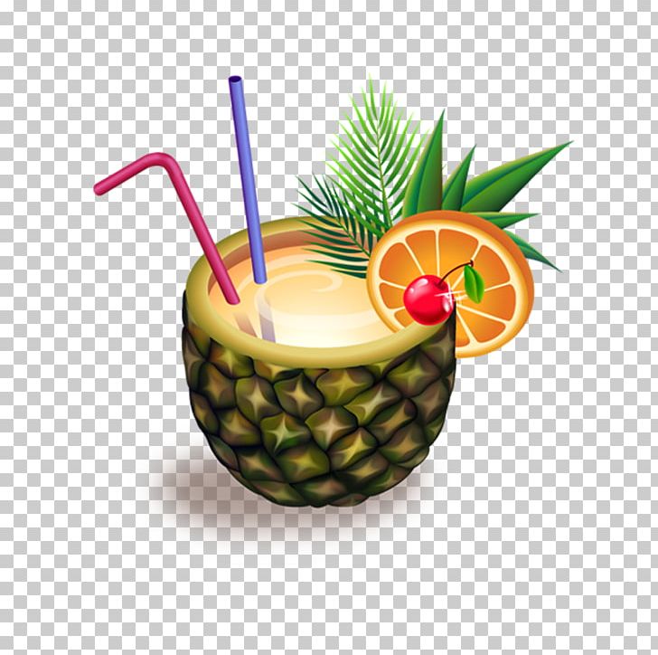 Summer Cartoon Illustration PNG, Clipart, Art, Bromeliaceae, Cocktail, Creative Background, Creative Logo Design Free PNG Download