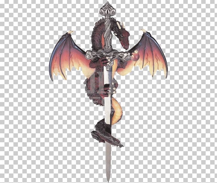Figurine Dragon Sword Collectable Fantasy PNG, Clipart, Armour, Battle Axe, Blade, Cold Weapon, Collectable Free PNG Download