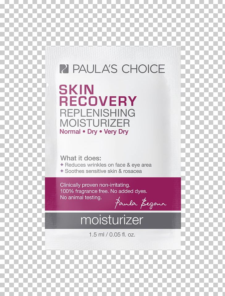 Lotion Paula's Choice Skin Recovery Replenishing Moisturizer Cream PNG, Clipart,  Free PNG Download