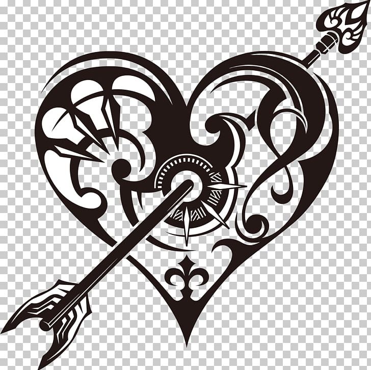 Heart Tattoo Drawing PNG, Clipart, Art, Black And White, Claddagh Ring, Clip Art, Color Free PNG Download