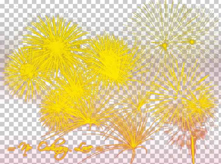 Yellow On Red Fireworks PNG, Clipart, Chrysanths, Cut Flowers, Daisy Family, Dandelion, Designer Free PNG Download