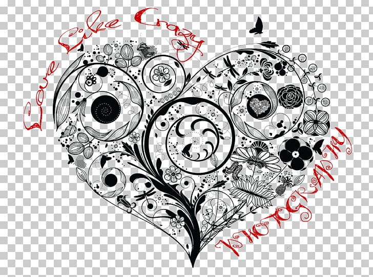 Heart Flower PNG, Clipart, Art, Artwork, Black And White, Brand, Circle Free PNG Download