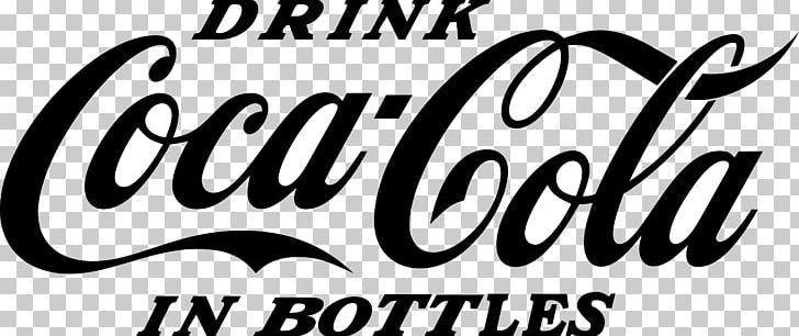Logo Coca-Cola Graphics Brand Font PNG, Clipart, Area, Black And White, Bottle, Brand, Calligraphy Free PNG Download