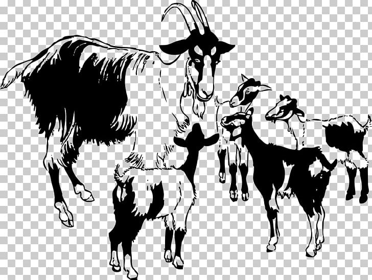 Black Bengal Goat Boer Goat Sheep Poitou Goat PNG, Clipart, Animals, Art, Black And White, Black Bengal Goat, Boer Goat Free PNG Download