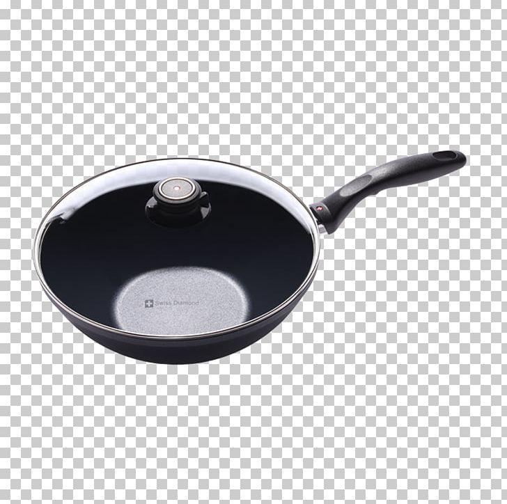 Wok Non-stick Surface Swiss Diamond International Frying Pan Induction Cooking PNG, Clipart, Cast Iron, Cooking, Cookware, Cookware And Bakeware, Diamond Free PNG Download