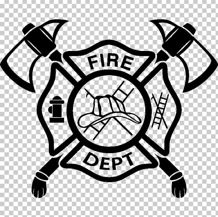 Firefighter Fire Department Maltese Cross Paramedic PNG, Clipart, Artwork, Ball, Black, Black And White, Brand Free PNG Download