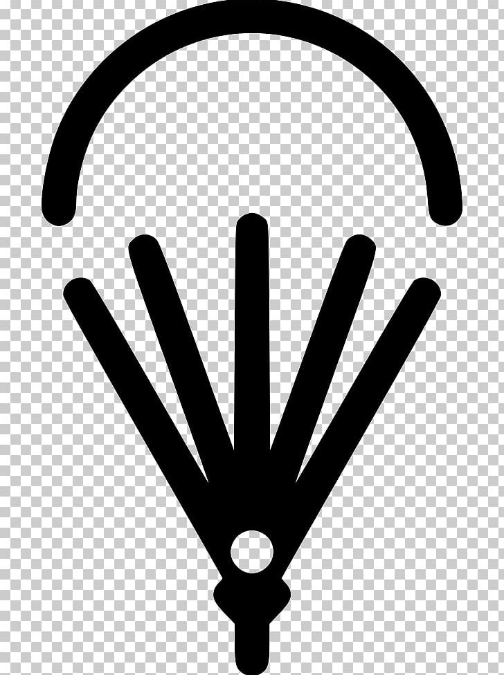 Computer Icons Parachute PNG, Clipart, Black And White, Cdr, Computer Icons, Landing, Line Free PNG Download