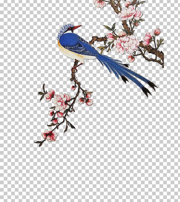 China Bird-and-flower Painting Bird-and-flower Painting Bird-and-flower Painting PNG, Clipart, Art, Bird, Birdandflower Painting, Blossom, Branch Free PNG Download