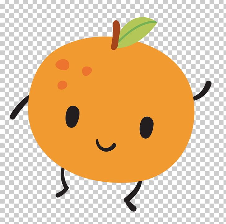 cartoon orange fruit