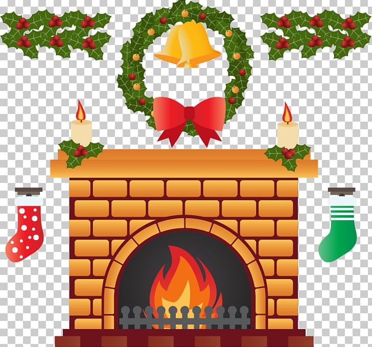 Furnace Chimney Fireplace Christmas PNG, Clipart, Candle, Christmas Decoration, Christmas Frame, Christmas Lights, Christmas Socks Free PNG Download