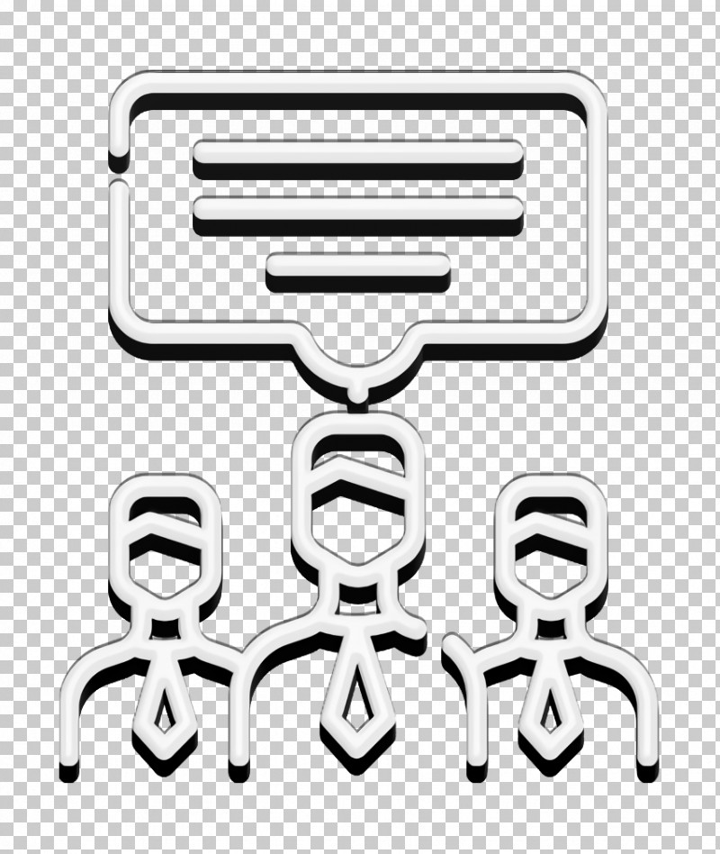 Representative Icon Leader Icon Teamwork Icon PNG, Clipart, Black, Black And White, Cartoon, Chemical Symbol, Chemistry Free PNG Download