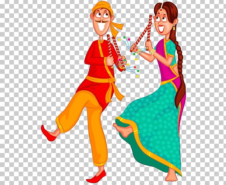 Garba Navaratri Festival PNG, Clipart, Art, Cartoon, Dance, Dandiya Raas, Durga Free PNG Download
