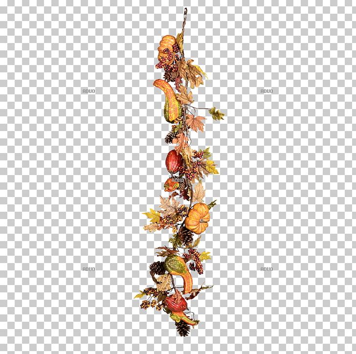 Garland Autumn Spring Cucurbita Christmas PNG, Clipart, Autumn, Autumn Leaf Color, Blume, Branch, Brown Free PNG Download