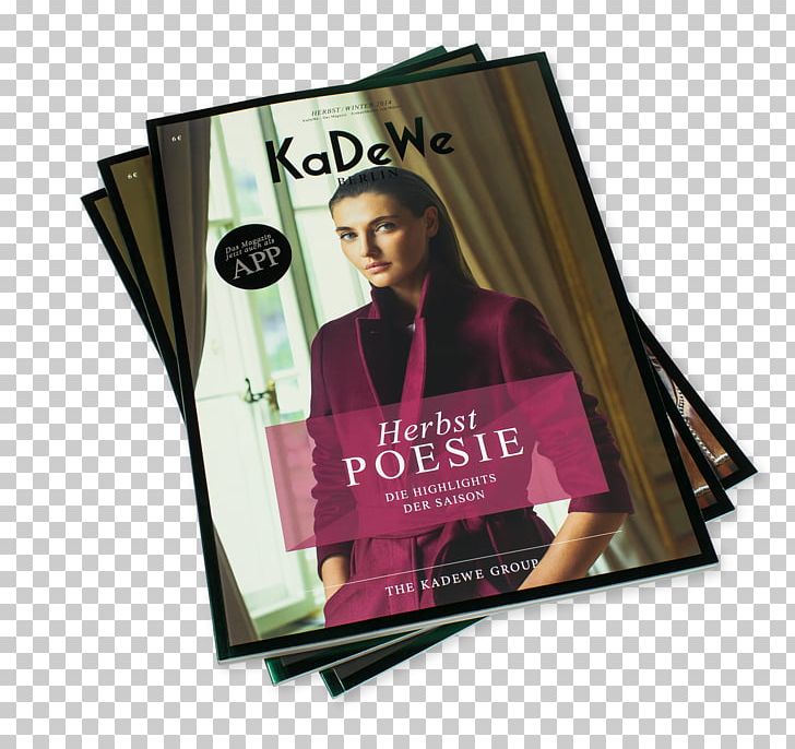 Kaufhaus Des Westens Advertising Cover 3 Magazine Brand PNG, Clipart, Advertising, Book, Brand, Cover 3, Cover 3 Anderson Lane Free PNG Download