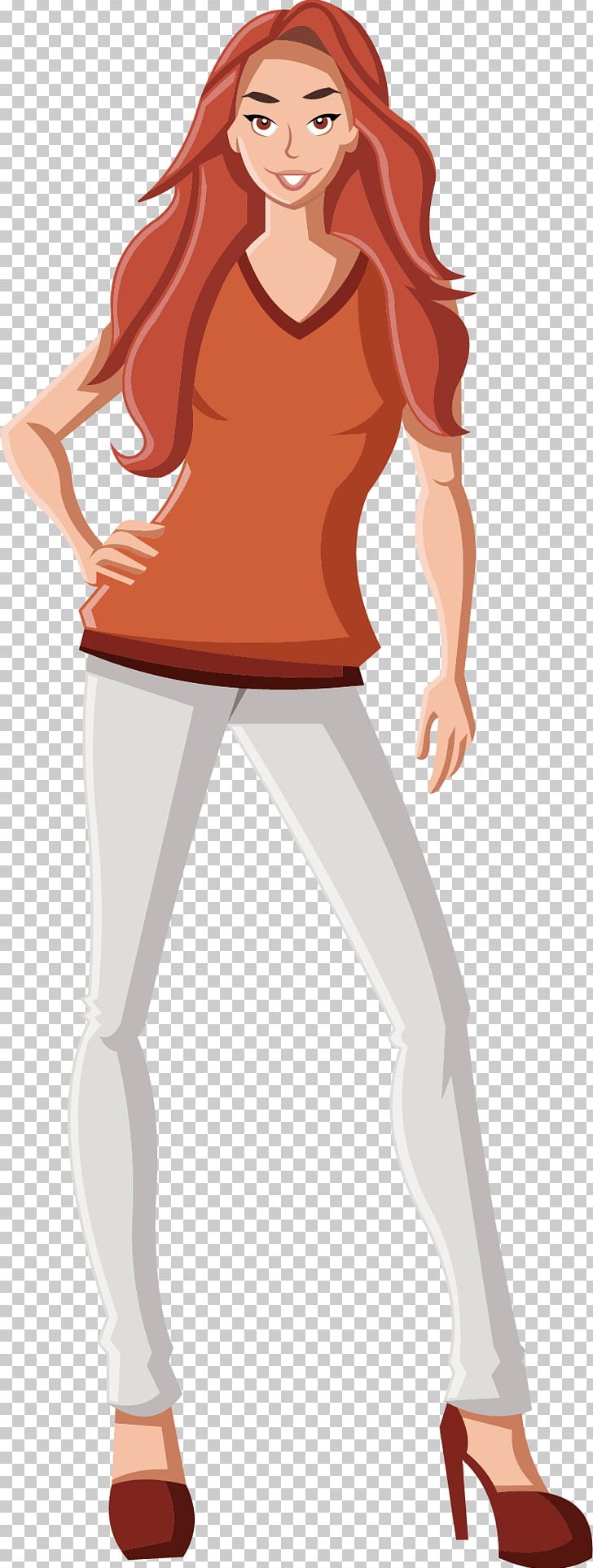 Long Haired Woman PNG, Clipart, Arm, Black Hair, Business Woman, Cartoon, Fictional Character Free PNG Download